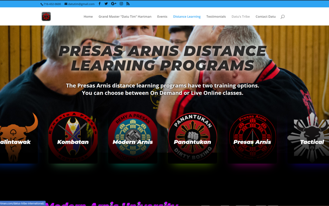 Presas Arnis Distance Learning Portal Up and Running