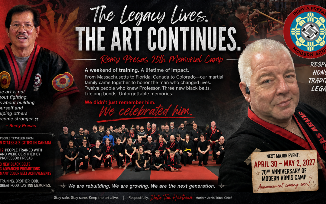 Remy Presas 25th Memorial Camp — A Closing Chapter, A New Beginning