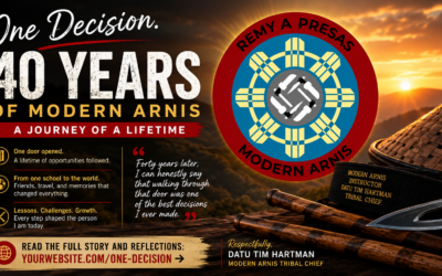 One Decision: Reflections on 40 Years as a Modern Arnis Instructor